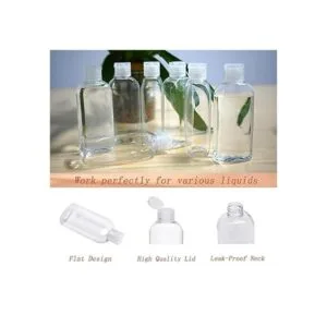 Botellas vacías de plástico transparente para apretar_3