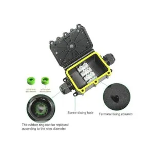 Caja de conexiones para exteriores impermeable IP68 3