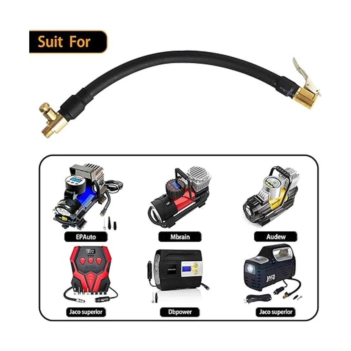 Inflador de neumáticos de manguera de aire para coche_5