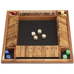 AMEROUS Juego de dados de 1 a 4 jugadores juego de_2