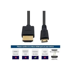 Duttek Cable mini HDMI a HDMI cable HDMI a mini HDMI_4