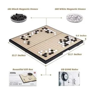 AMEROUS Juego magnético de 11 pulgadas 19 x 19 juego de_3