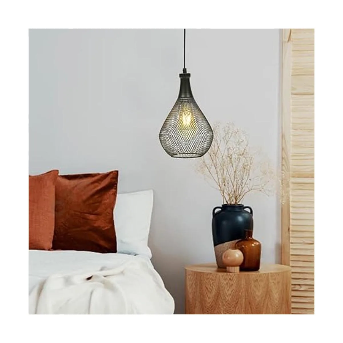 JHY DESIGN Lámpara colgante funciona con pilas ideal_3