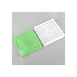 4 moldes de posavasos de silicona moldes cuadrados de