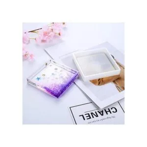 4 moldes de posavasos de silicona moldes cuadrados de