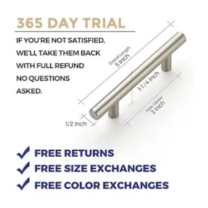 Ravinte Tiradores para gabinetes de 5 pulgadas de acero_3