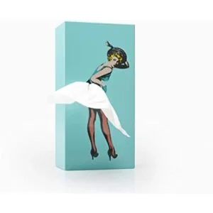 Caja de pañuelos con falda voladora encantador soporte de_1