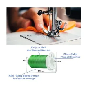 ShinyStitch Kit de hilos de máquina de bordado de_2