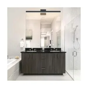 Aipsun Lámpara LED para baño moderna color negro_2