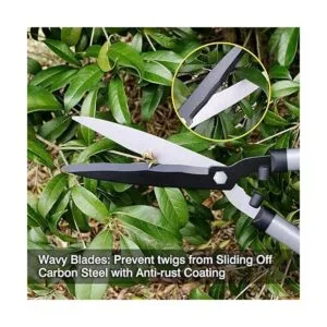 Colwelt Cortasetos de 21 pulgadas tijeras de setos para_4