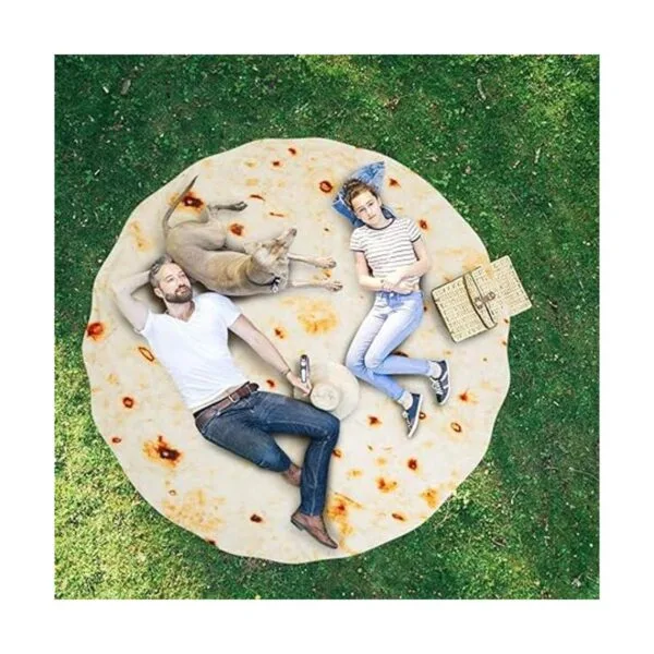 Lhedon manta de burrito de tortilla para adultos niños