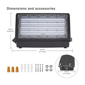 Paquete de pared LED de 35 W 4.200lm 5000K luz de día al_6