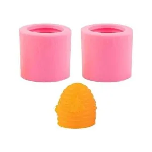 AUEAR Moldes de silicona de panal de abeja para velas