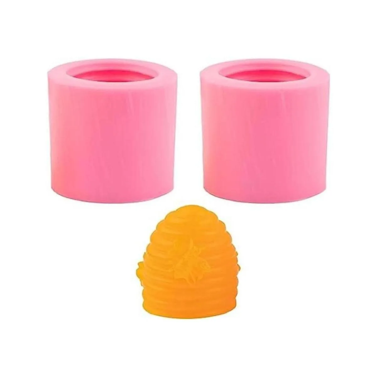 AUEAR Moldes de silicona de panal de abeja para velas