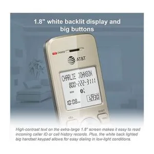 ATT DL72319 DECT 6.0 Teléfono inalámbrico de 3 teléfonos_6