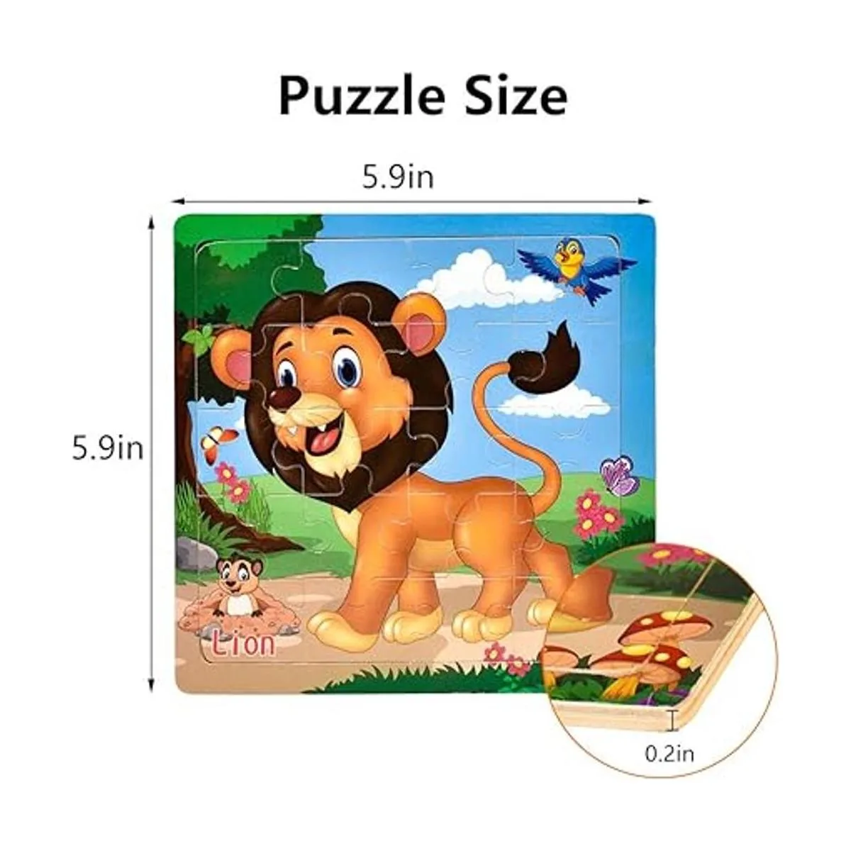 Rompecabezas para niños de 3 a 5 años juego de