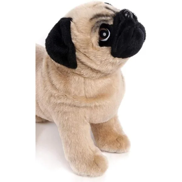 BONI Animal de peluche de perro de peluche marrón de 12.5_3