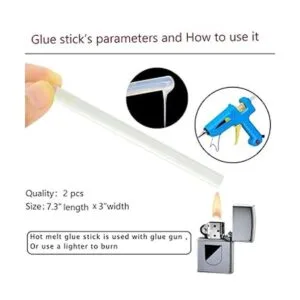 AOUXSEEM Kit de lazos de pelo de piel sintética con piezas_5