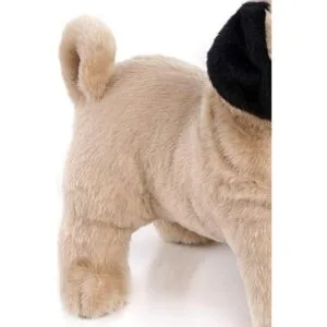 BONI Animal de peluche de perro de peluche marrón de 12.5_4
