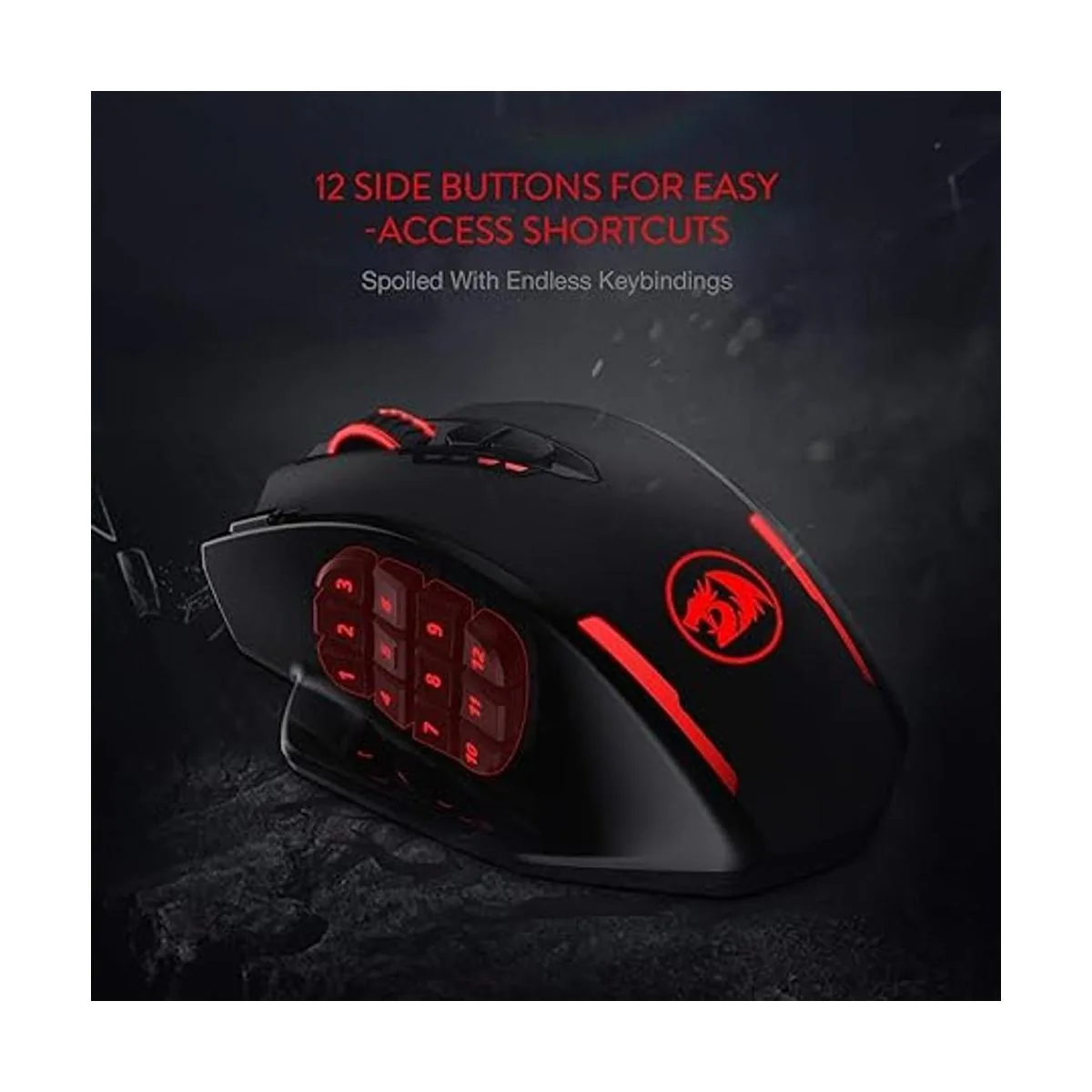 Redragon M913 Impact Elite Mouse inalámbrico para juegos_4