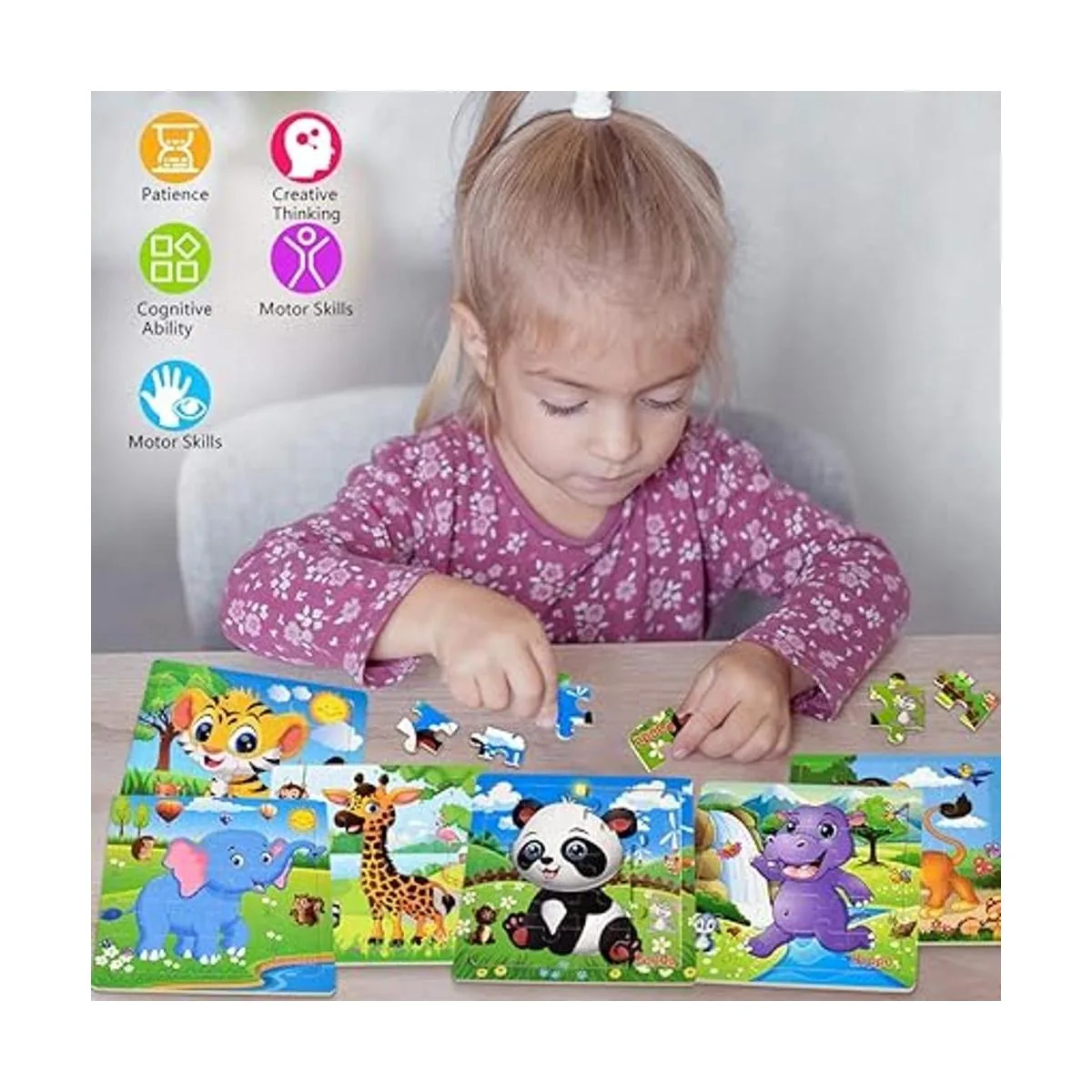 Rompecabezas para niños de 3 a 5 años juego de