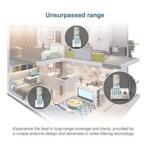 ATT DL72319 DECT 6.0 Teléfono inalámbrico de 3 teléfonos_2