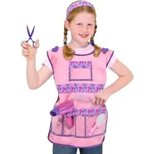 Melissa Doug Conjunto de disfraz de estilista de juegos