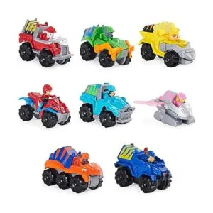PAW Patrol True Metal Dino Rescue Paquete de 8 vehículos_5