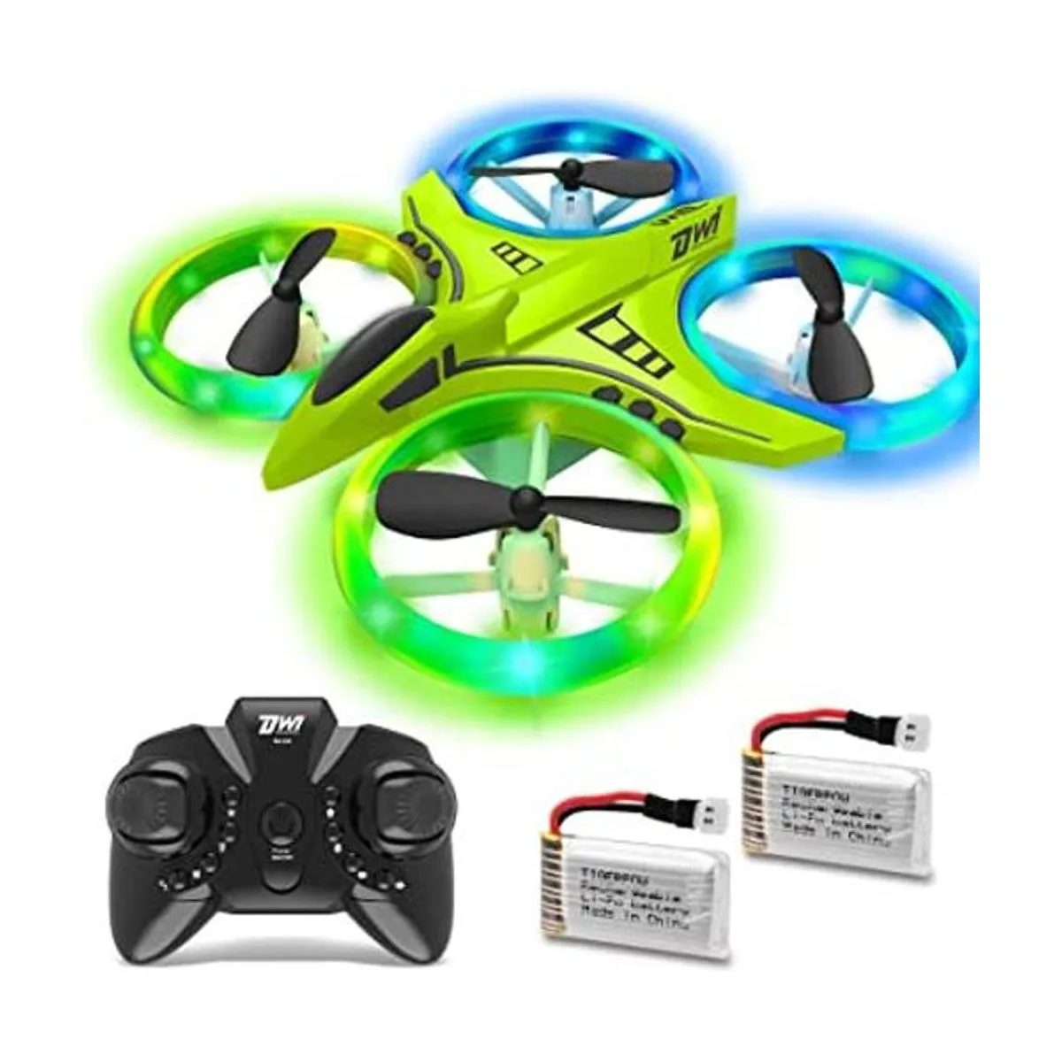 Dwi Dowellin Mini dron de 4.9 pulgadas para niños con_1