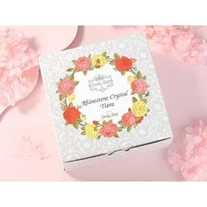 Lovelyshop Corona de tiara de corazón con diamantes de_6