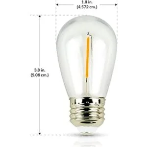 Newhouse Lighting S14LED15P Serie de bombillas LED S14 de