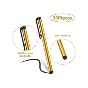 30 bolígrafos capacitivos delgados para pantallas táctiles_3