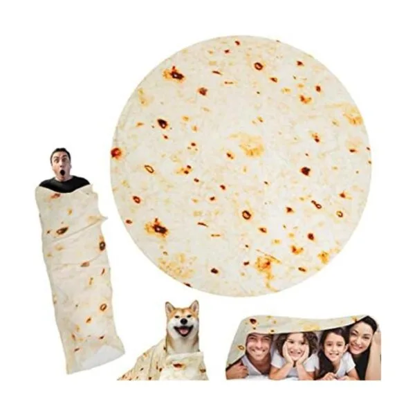Lhedon manta de burrito de tortilla para adultos niños
