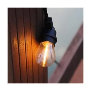 Bombilla LED S14 inastillable e impermeable guirnalda de