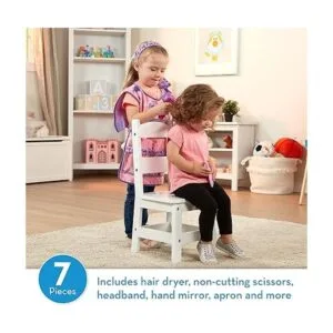 Melissa Doug Conjunto de disfraz de estilista de juegos