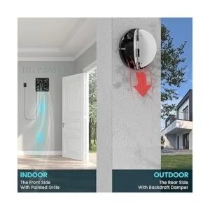 HG POWER Ventilador de escape de 6 pulgadas ventilador de