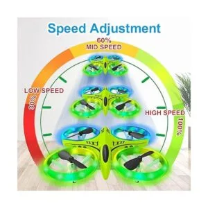 Dwi Dowellin Mini dron de 4.9 pulgadas para niños con_6