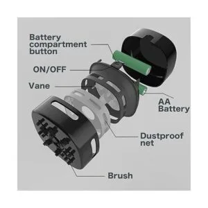 IGOKOTI Aspiradora de escritorio mini aspiradora de_4