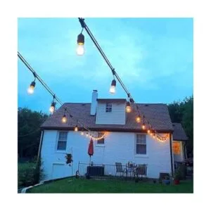 Bombilla LED S14 inastillable e impermeable guirnalda de