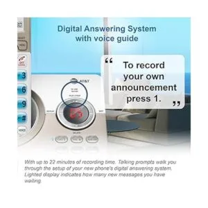 ATT DL72319 DECT 6.0 Teléfono inalámbrico de 3 teléfonos_3