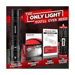 GearLight Linterna LED S2500 Linternas tácticas