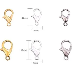 BEADIA Cierres de langosta de aleación de 0.472 x 0.236_4