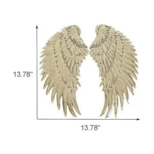 Parches de lentejuelas doradas para coser o coser diseño