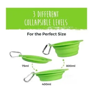 Mighty Paw Juego de cuencos plegables para perros 2_4