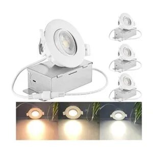 Drart Iluminación empotrada de 3 pulgadas cardán LED sin_1