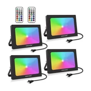 MEIKEE Paquete de 4 luces de inundación LED RGB_1