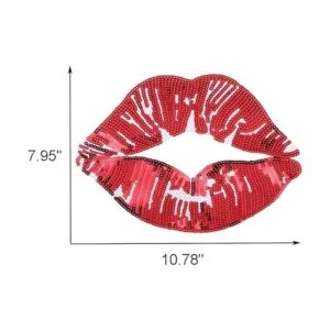 Parches de lentejuelas doradas para coser o coser diseño