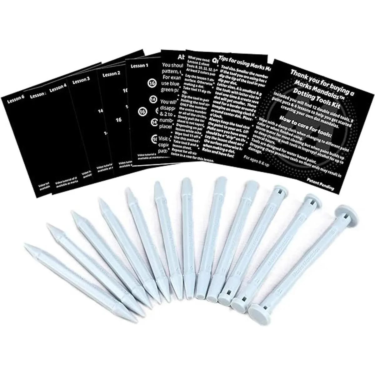 Marks Mandalas Juego de herramientas de punteado de 24_1