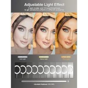 Elitehood Anillo de luz de 12 pulgadas con soporte de_5