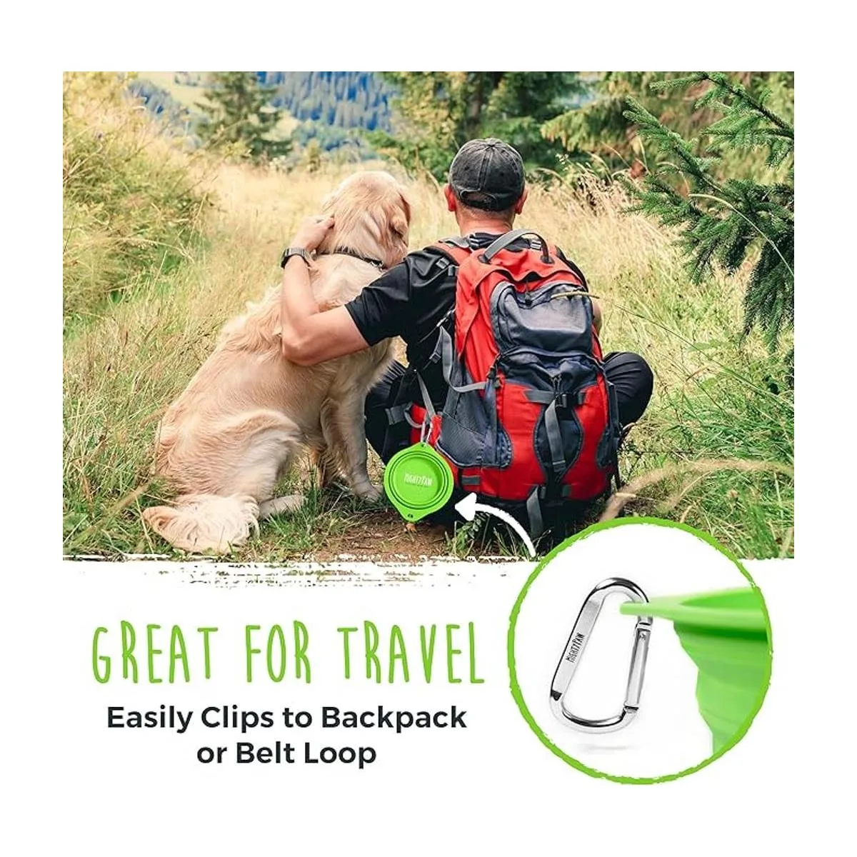 Mighty Paw Juego de cuencos plegables para perros 2_3